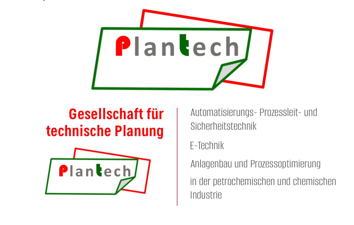 Plantech GmbH- Planung von Automatisierungstechnik, Prozessleittechnik und Sicherheitstechnik